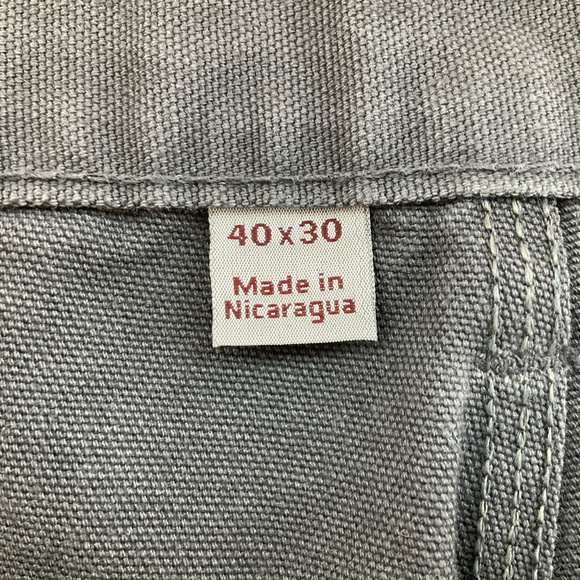 CARHARTT MENS UTILITY RELAXED FIT WORK COTTON CANVAS DUCK HEAVY PANTS 40x30 EUC - Picture 9 of 9